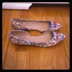 JustFab Patterned Flats